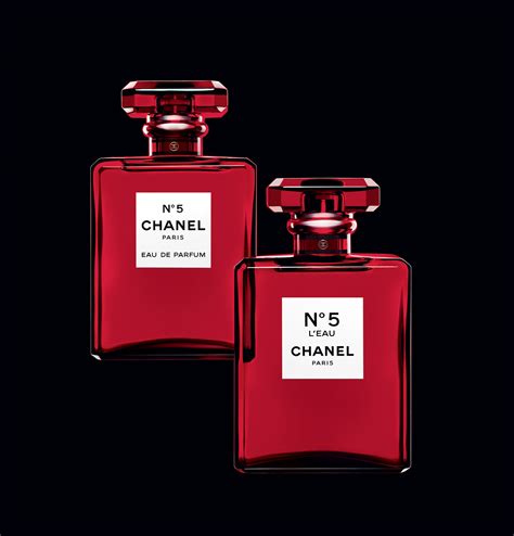 chanel rood nr 5|Chanel No 5 L'Eau Red Edition Chanel for women.